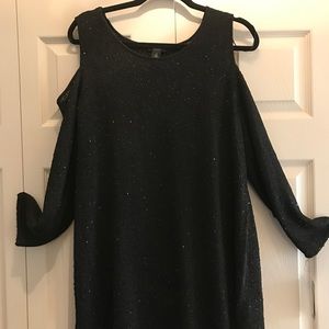 🎉Alfani Black Knit Sparkle Top-NO OFFERS!
